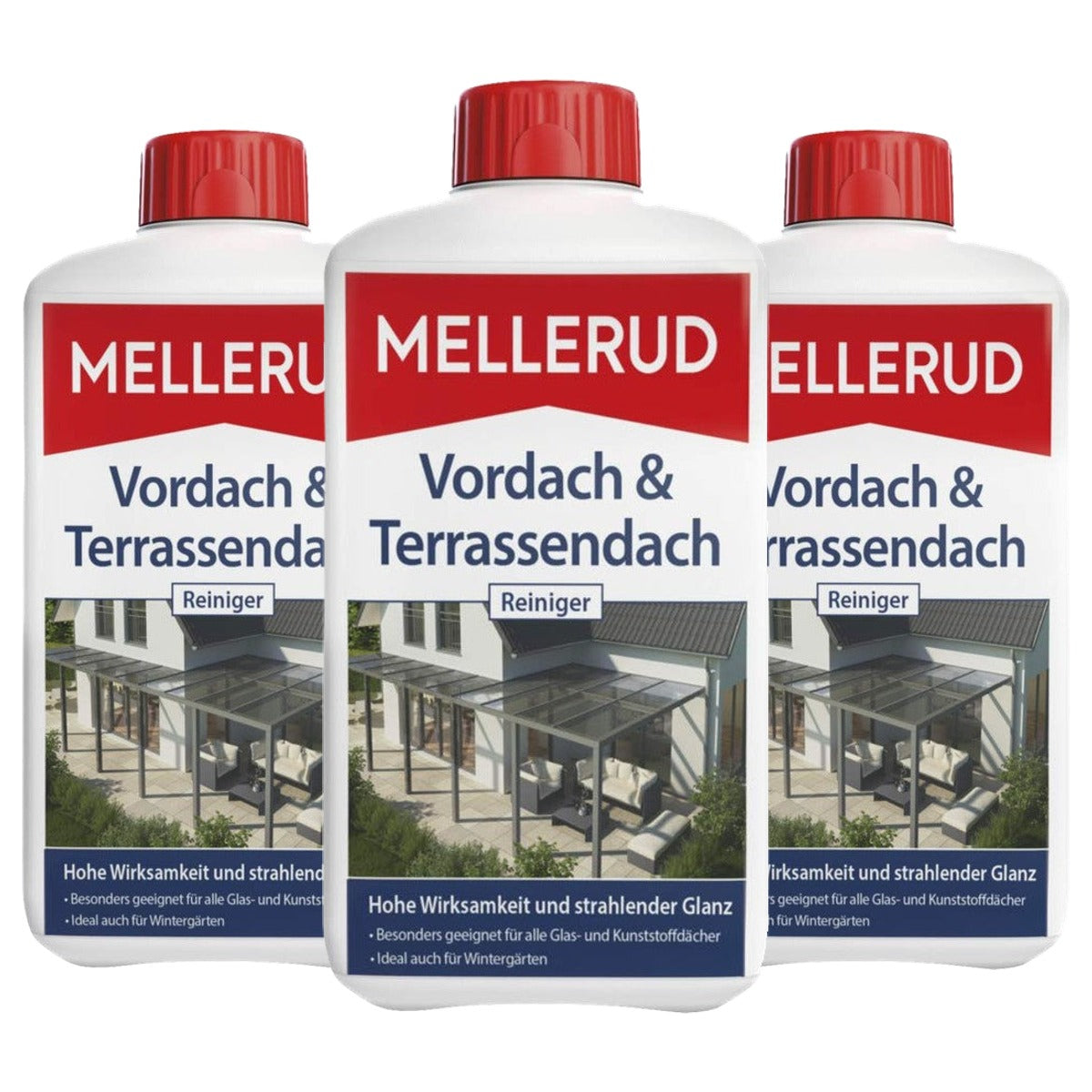Mellerud Luifel & Terrasdak Reiniger Concentraat 3 x 1 l - Voordeelverpakking