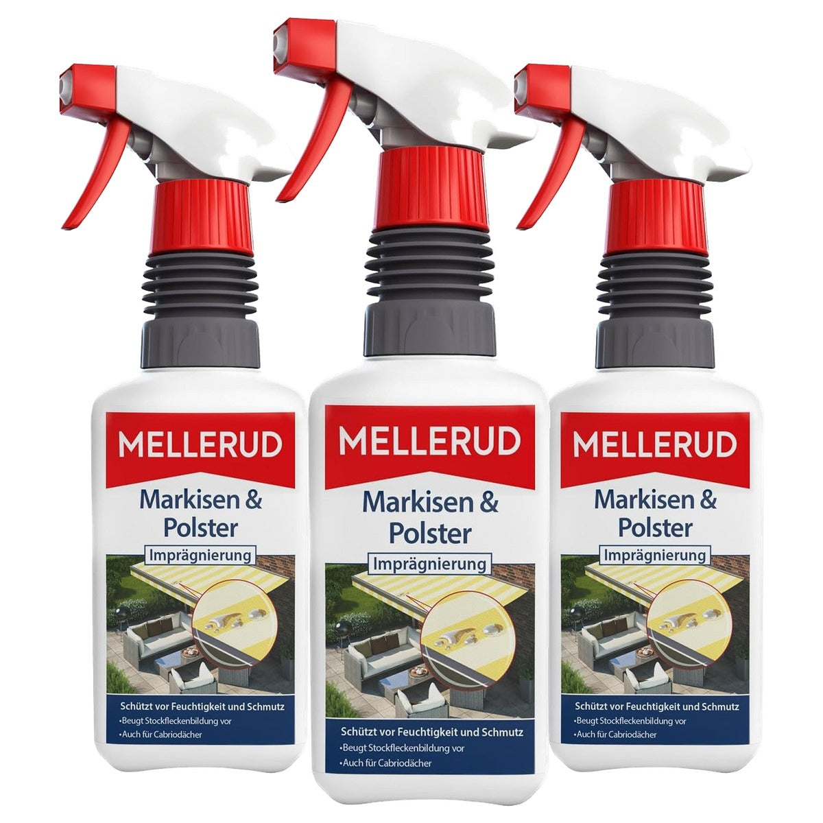 Mellerud Luifels & bekleding impregnering 3 x 0,5 l - Voordeelverpakking