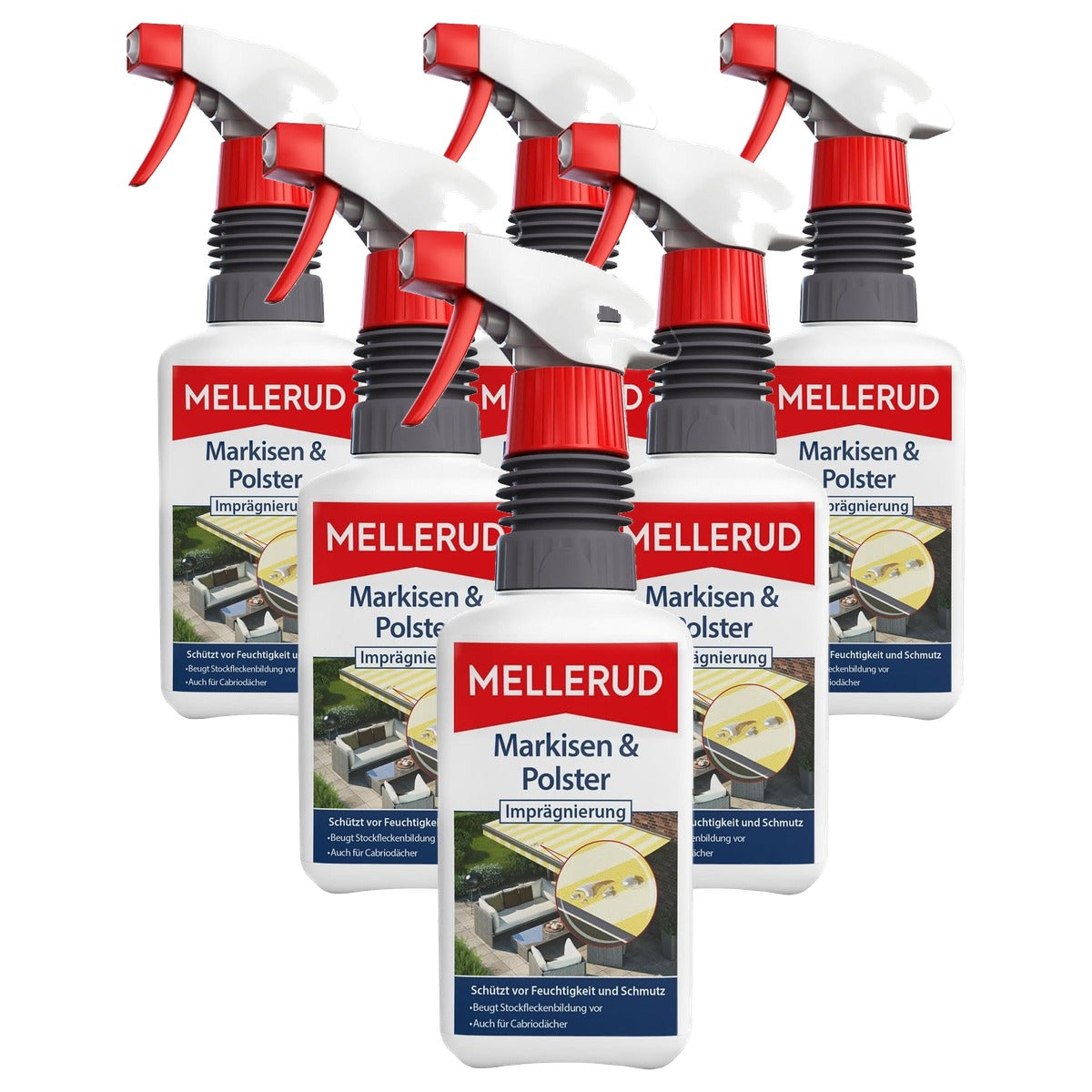 Mellerud Luifels & bekleding impregnering 6 x 0,5 l - Voordeelverpakking