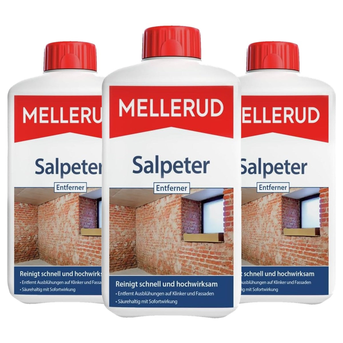 Mellerud Salpeter-verwijderaar 3 x 1 l - Voordeelverpakking
