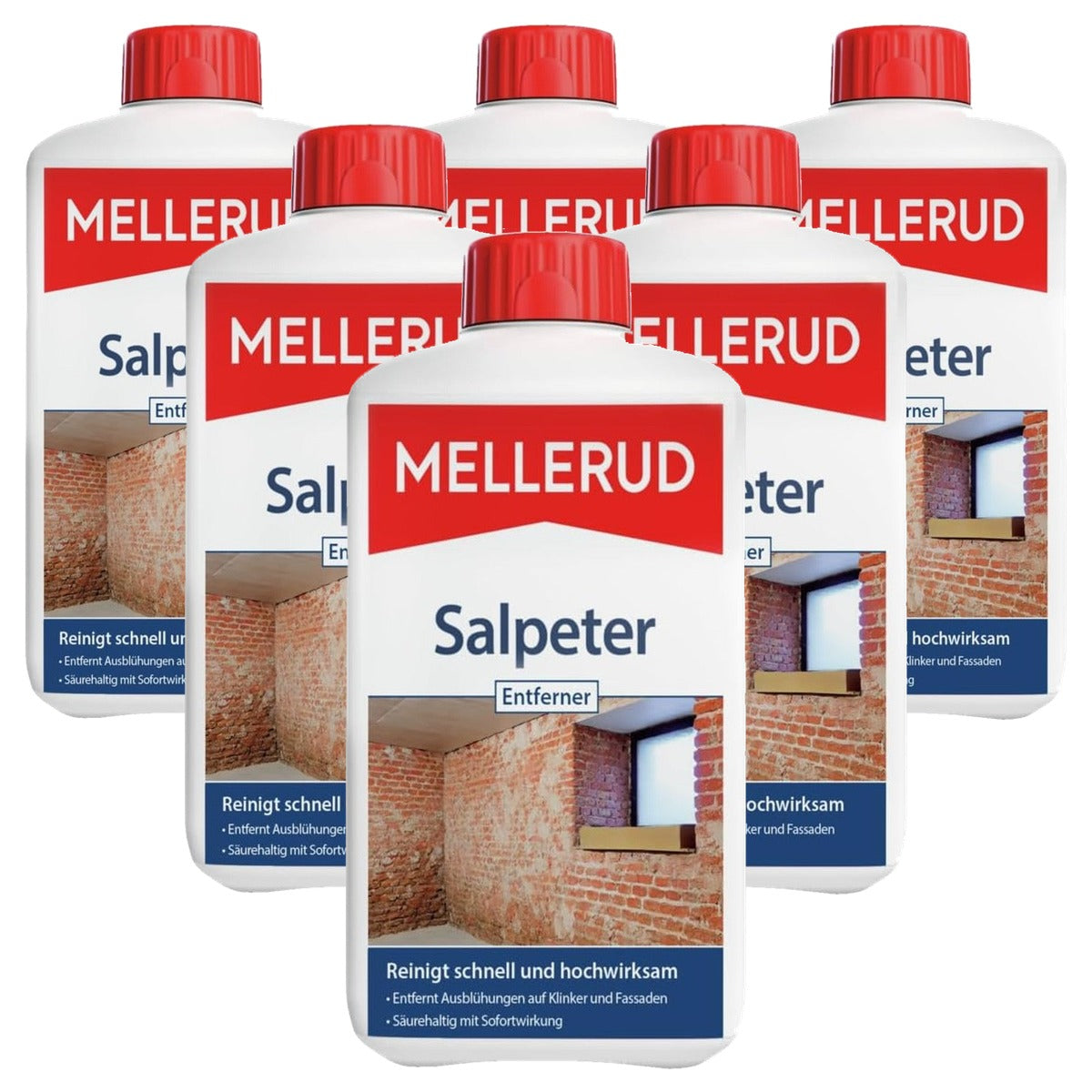 Mellerud Salpeter-verwijderaar 6 x 1 l - Voordeelverpakking