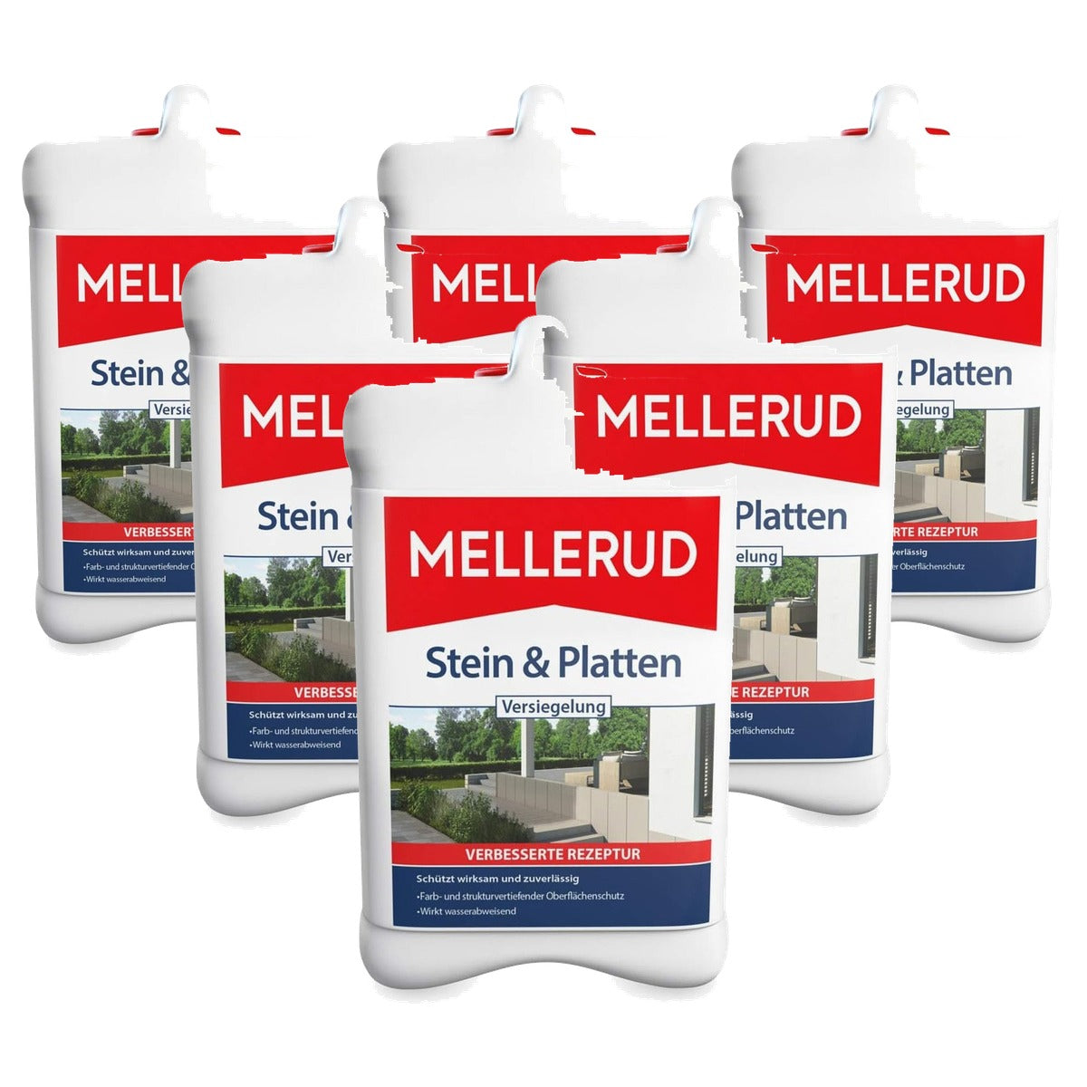 Mellerud Steen & platen verzegeling 6 x 2,5 l - Voordeelverpakking