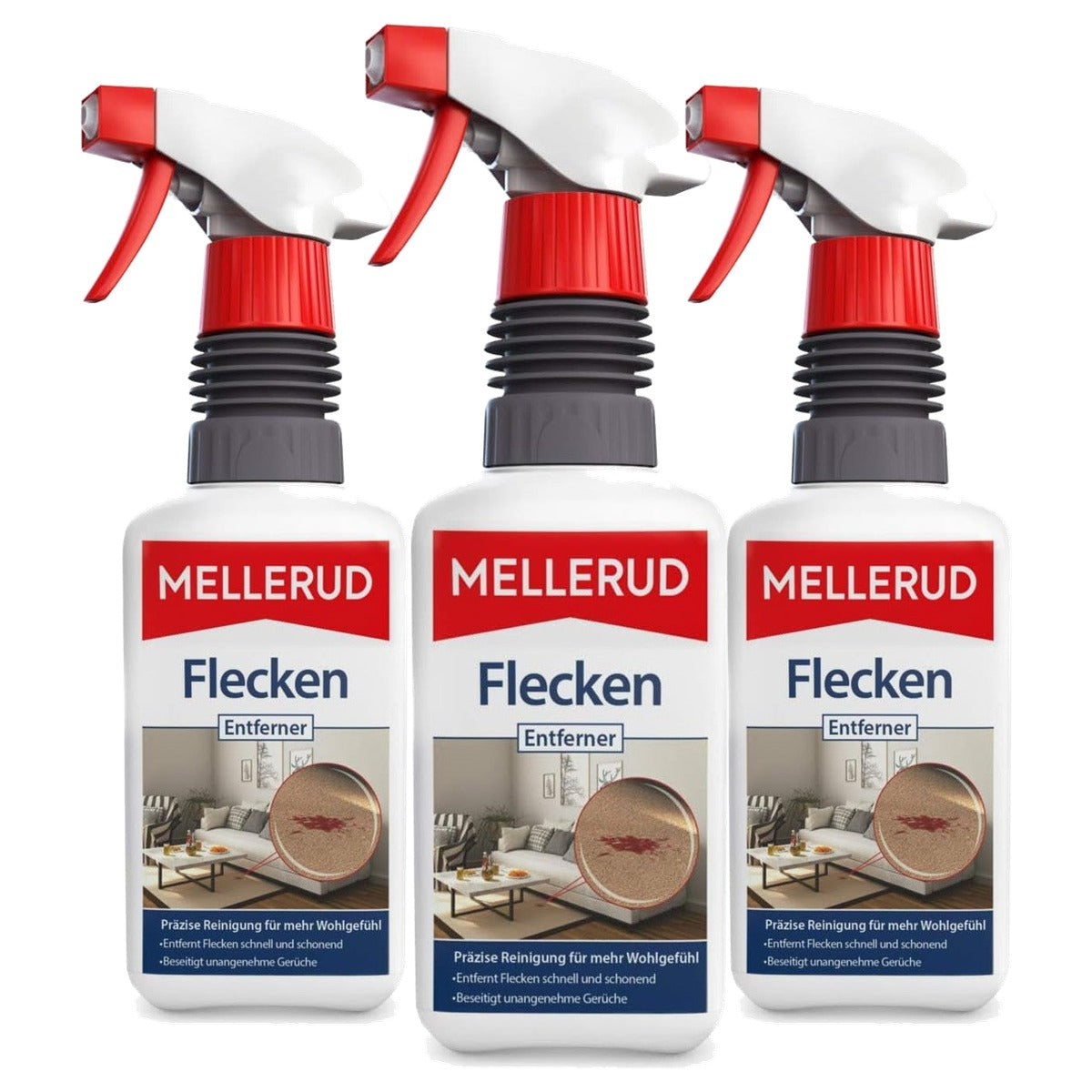Mellerud Vlekverwijderaar 3 x 0,5 l - Voordeelverpakking