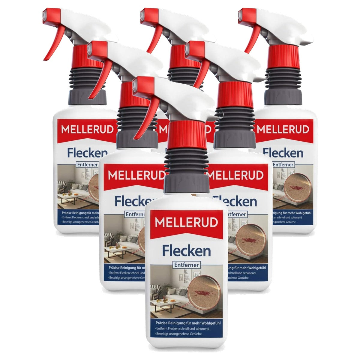 Mellerud Vlekverwijderaar 6 x 0,5 l - Voordeelverpakking
