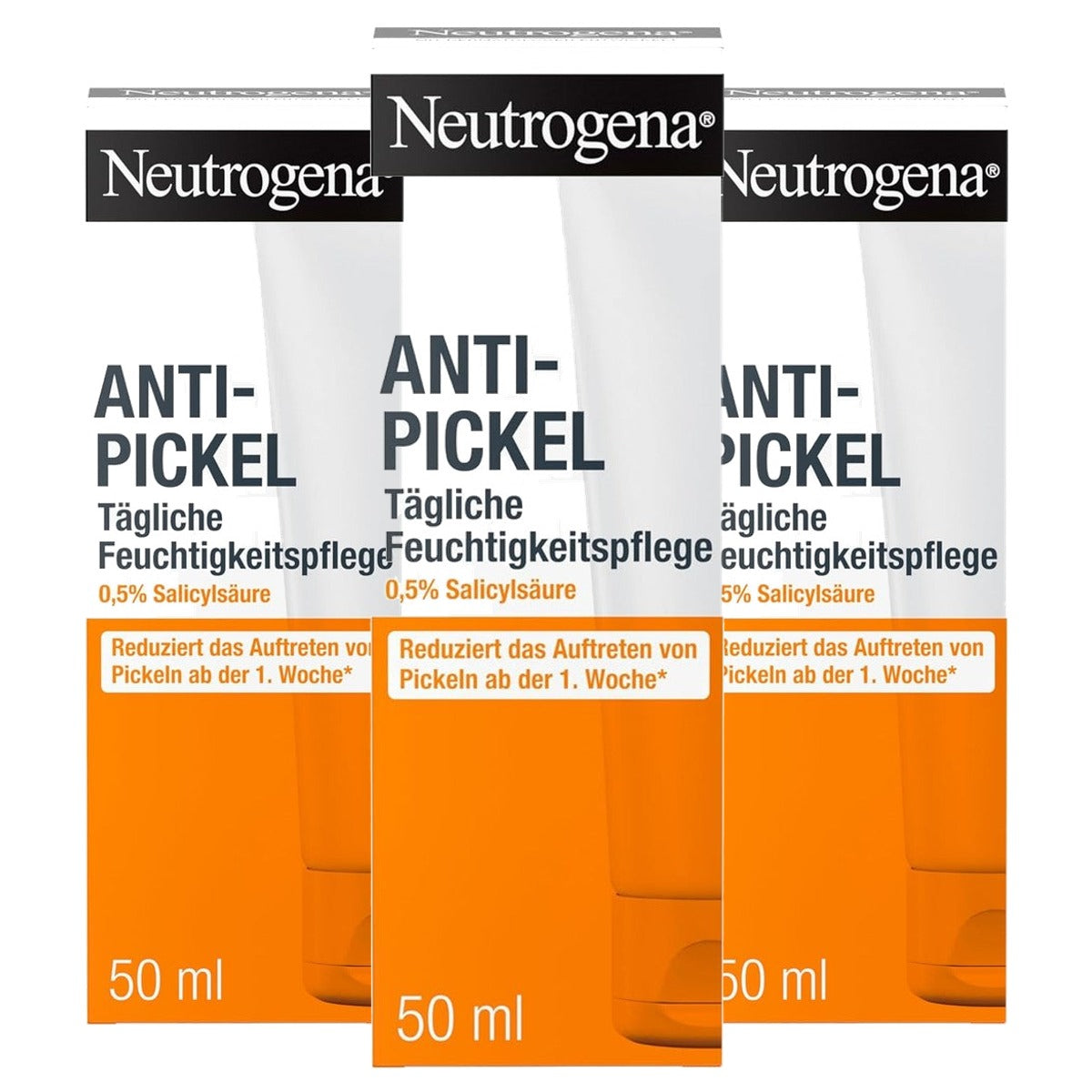 Neutrogena Anti-puistjes dagelijkse vochtverzorging 3 x 50 ml - Voordeelverpakking