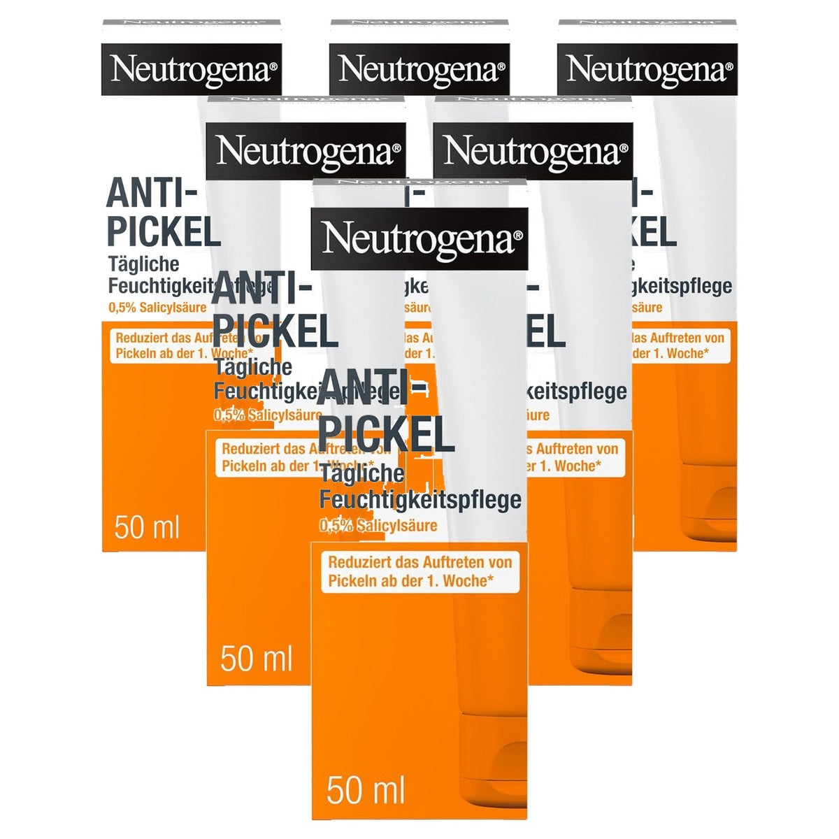 Neutrogena Anti-puistjes dagelijkse vochtverzorging 6 x 50 ml - Voordeelverpakking
