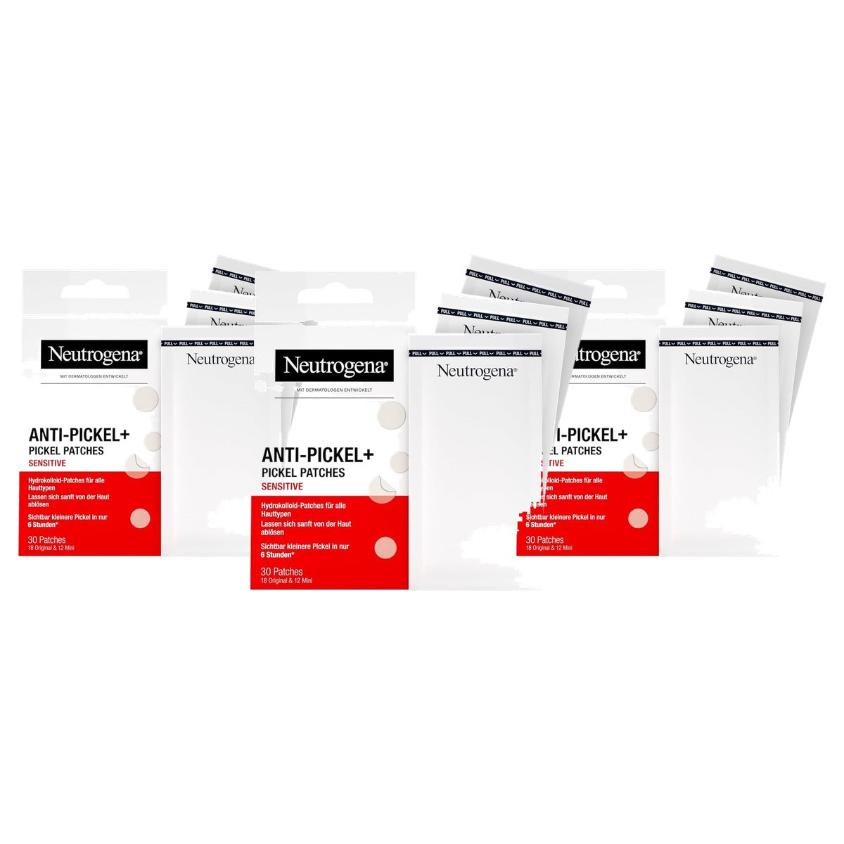 Neutrogena Anti-puistjes Sensitive 3 x 30 stuks - Voordeelverpakking