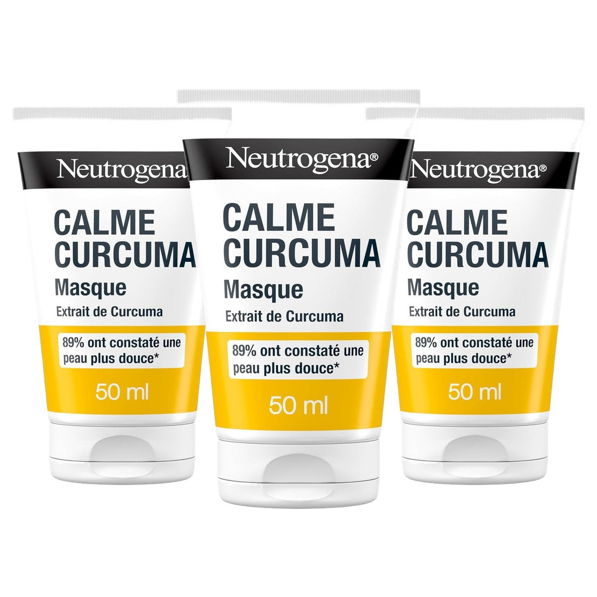 Neutrogena Calme Curcuma masker 3 x 50 ml - Voordeelverpakking