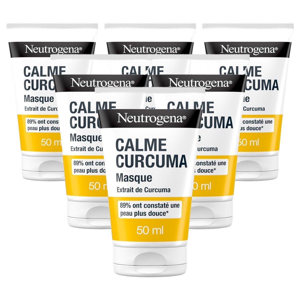 Neutrogena Calme Curcuma masker 6 x 50 ml - Voordeelverpakking
