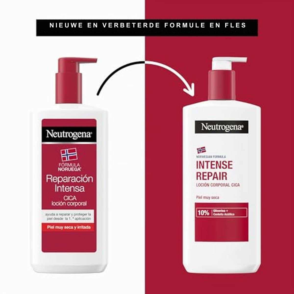 Neutrogena Noorse Formule CICA Body Lotion 2 x 750 ml