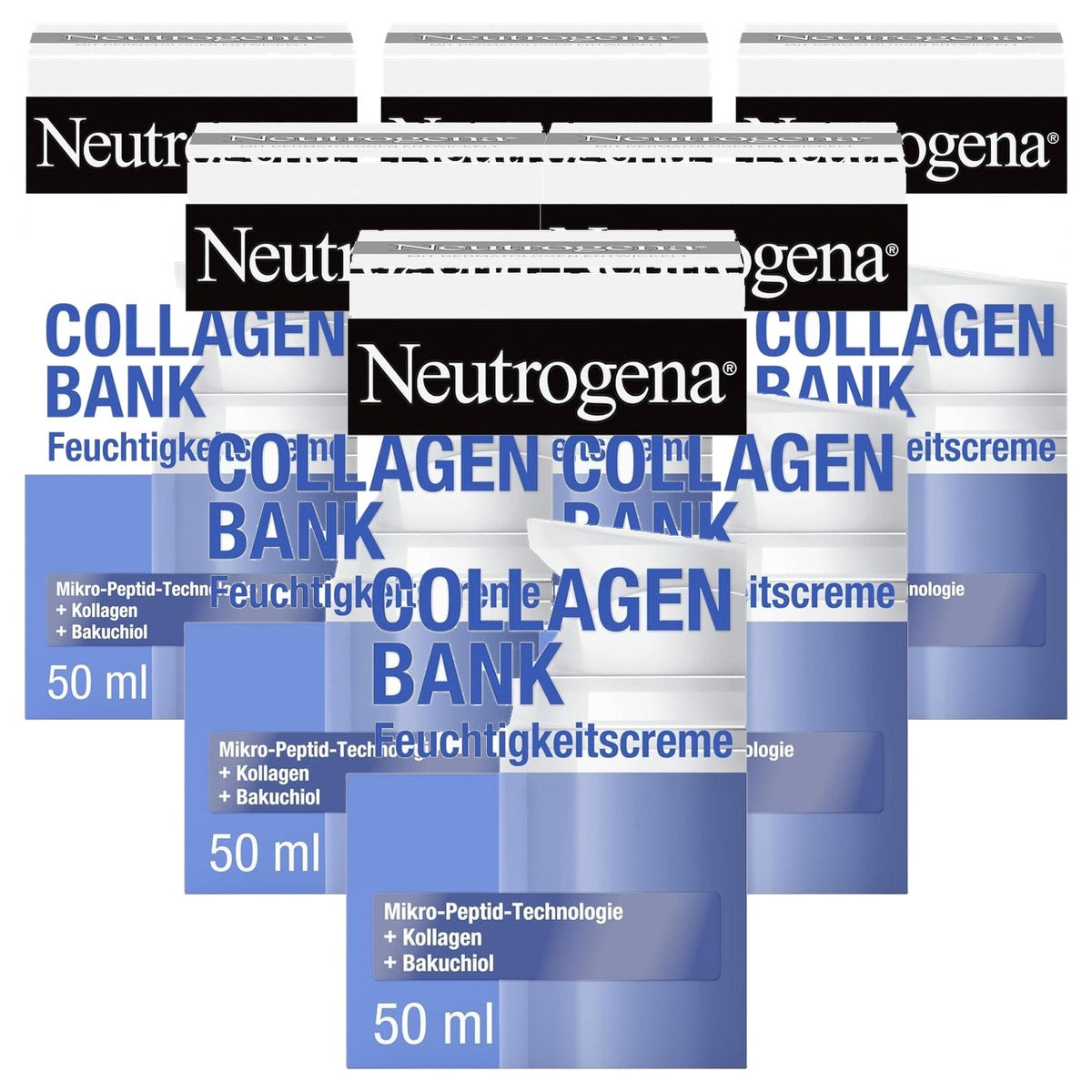 Neutrogena Collagen Bank vochtinbrengende gezichtscrème 6 x 50 ml - Voordeelverpakking