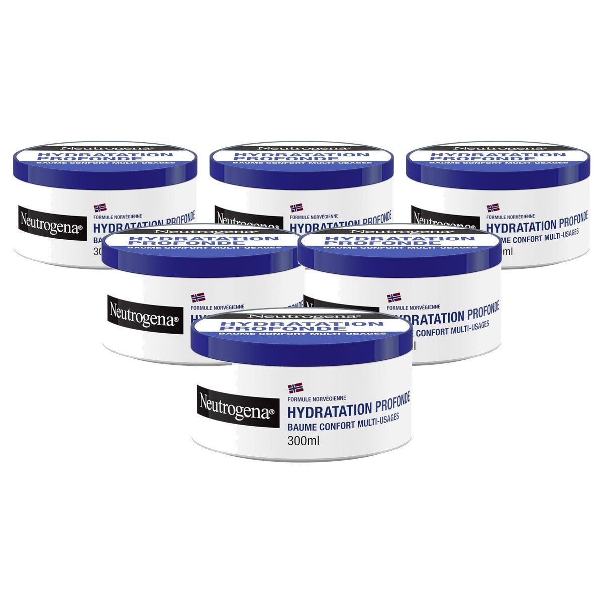 Neutrogena Comfort-balsem Dieptevochtigheid 6 x 300 ml - Voordeelverpakking