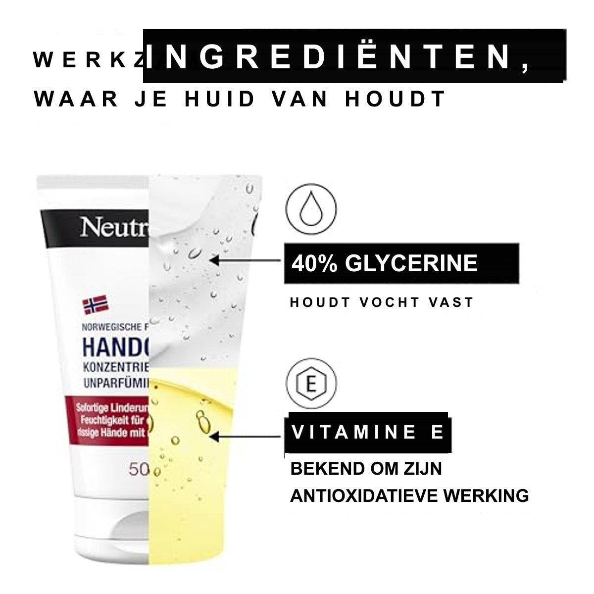 Neutrogena Geconcentreerde Handcrème Ongeparfumeerd 50 ml