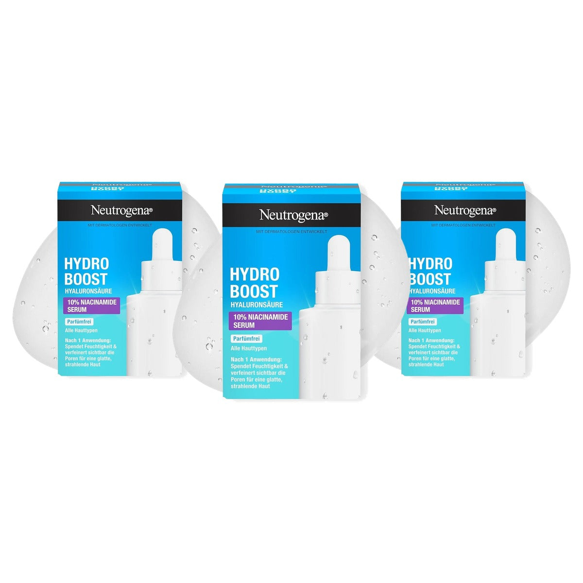 Neutrogena Hydro Boost 10% Niacinamide Serum 3 x 30 ml - Voordeelverpakking