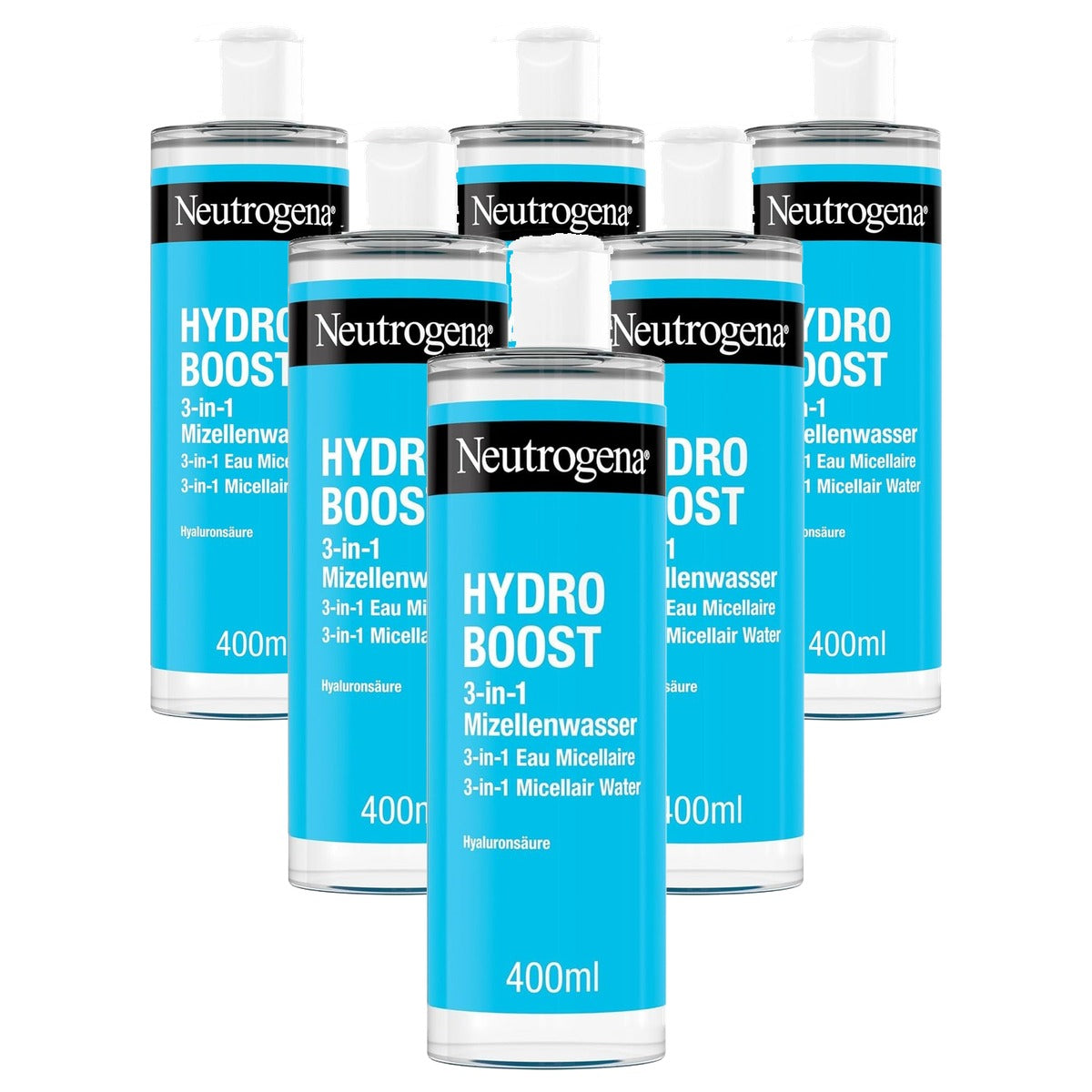 Neutrogena Hydro Boost 3-in-1 Micellair Water 6 x 400 ml - Voordeelverpakking