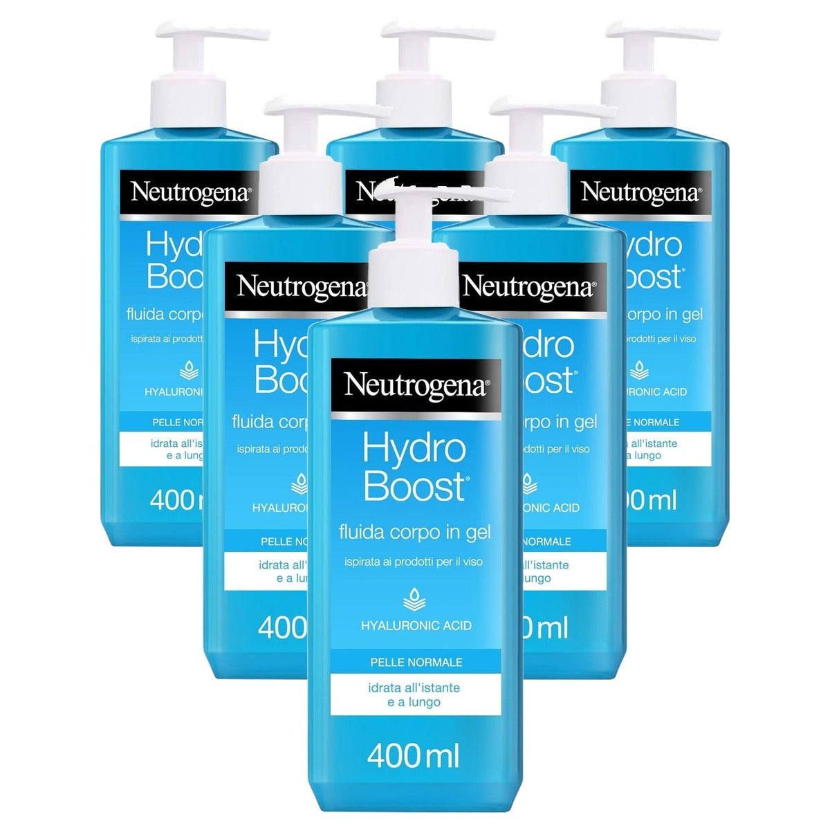 Neutrogena Hydro Boost Hydraterende Body Lotion Gel 6 x 400 ml - Voordeelverpakking