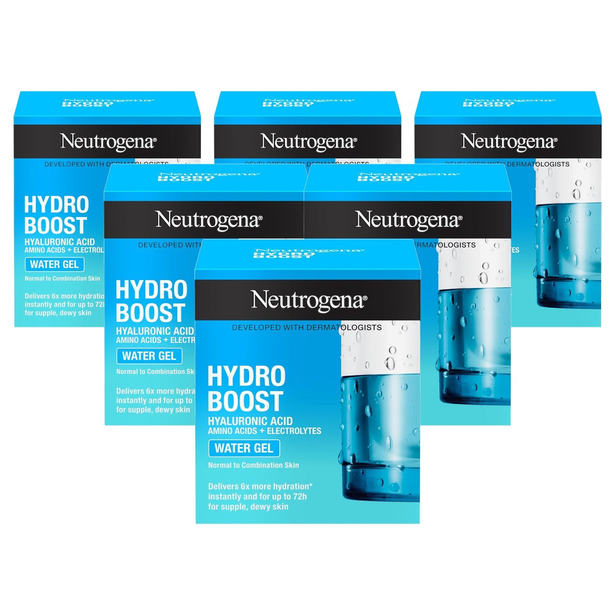 Neutrogena Hydro Boost Water Gel 6 x 50 ml - Voordeelverpakking