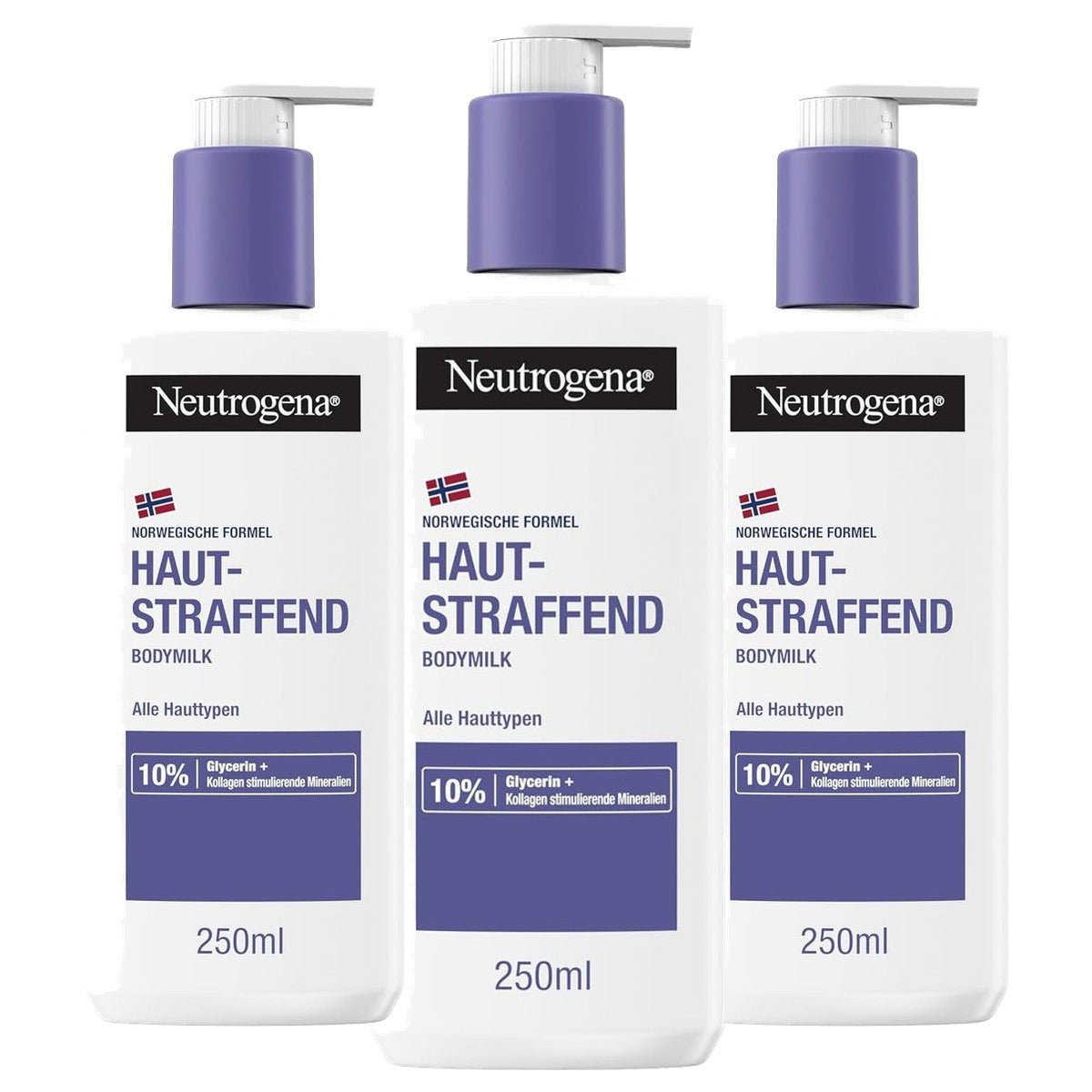 Neutrogena Noorse formule huidverstevigende bodymilk 3 x 250 ml - Voordeelverpakking