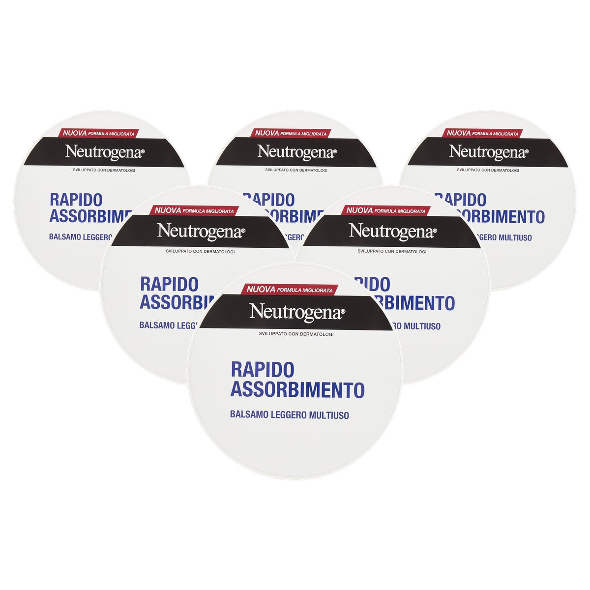 Neutrogena Noorse formule lichte multifunctionele balsem 6 x 200 ml - Voordeelverpakking
