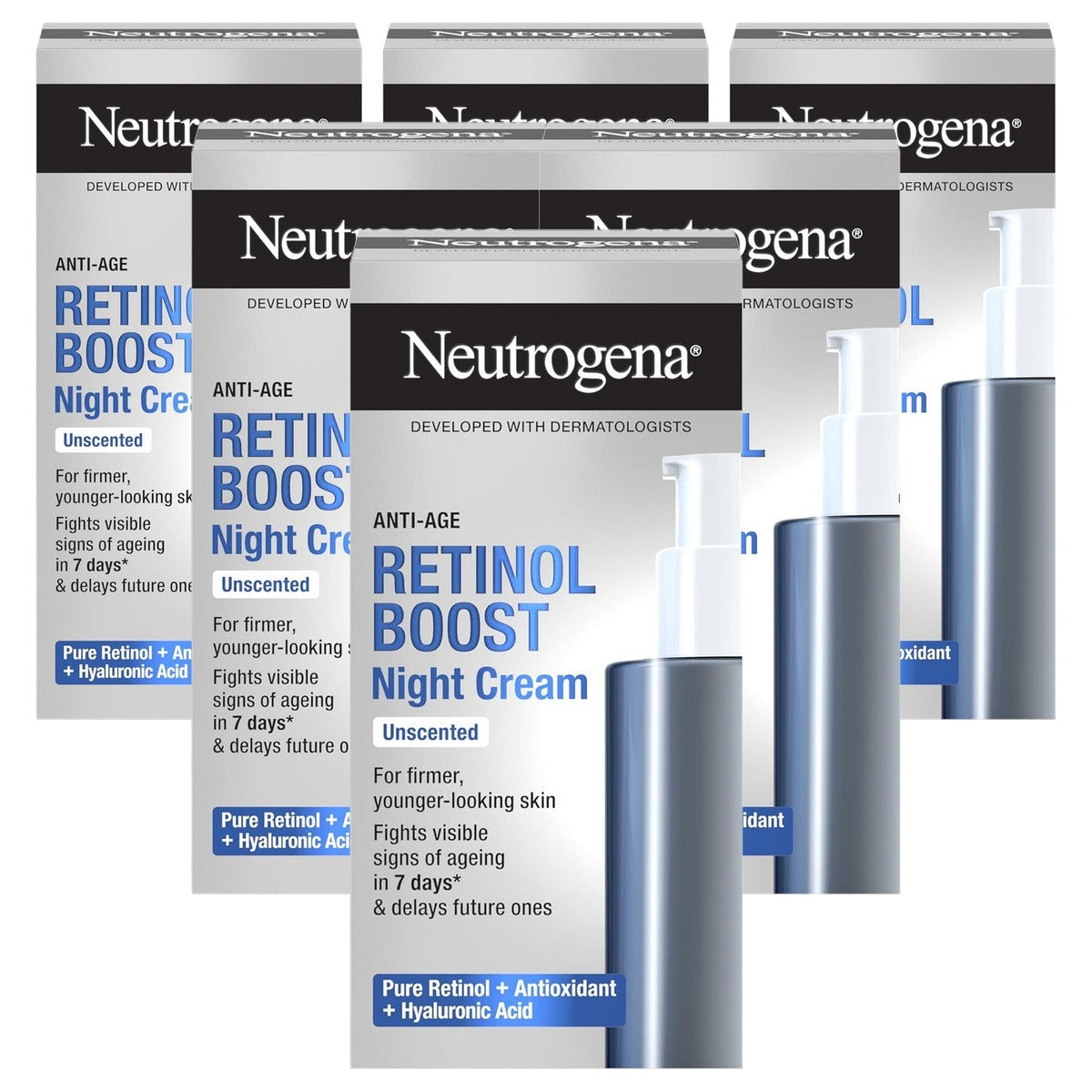 Neutrogena Retinol Boost anti-aging nachtcrème - 6-pack