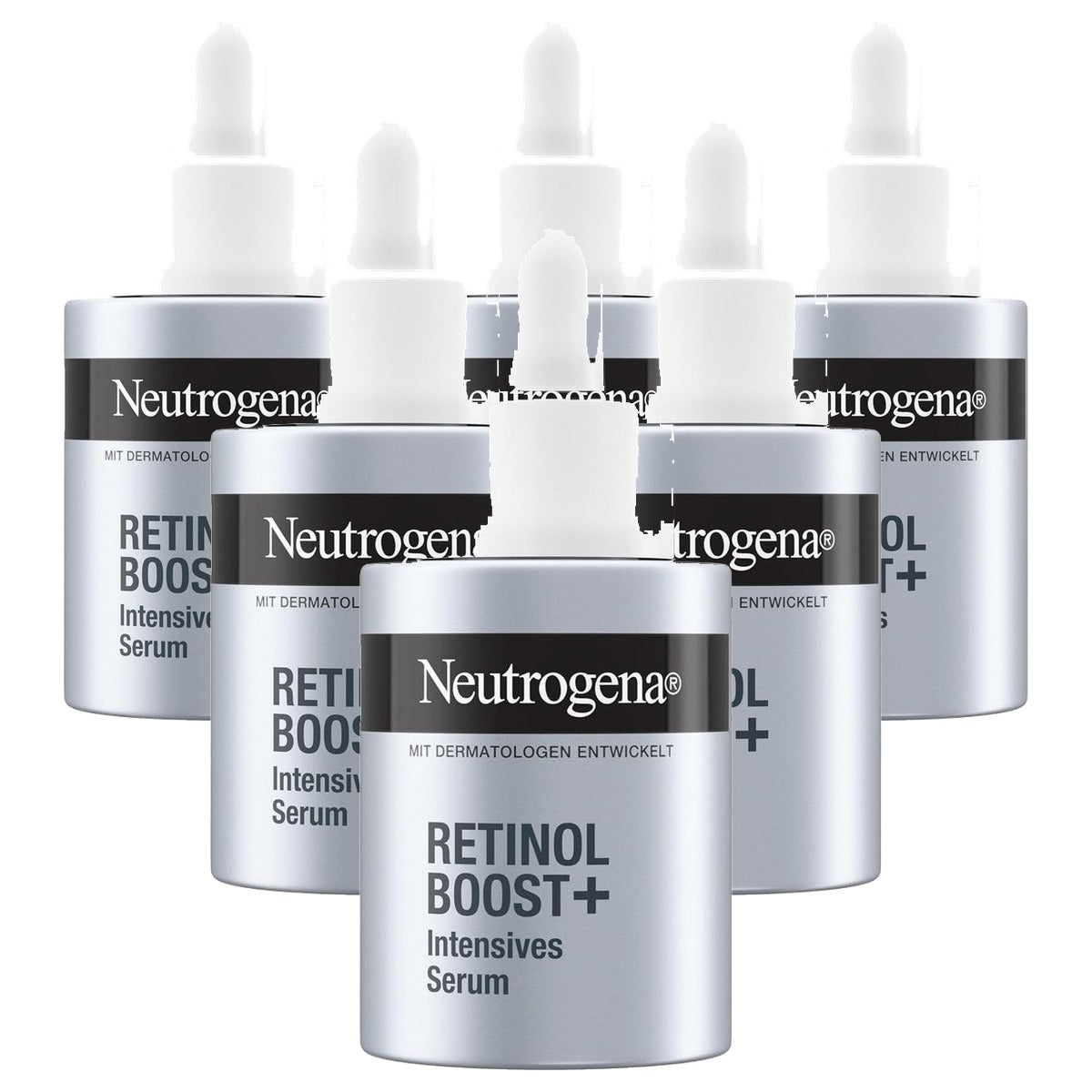 Neutrogena Retinol Boost+ Nachtserum 6 x 30 ml - Voordeelverpakking
