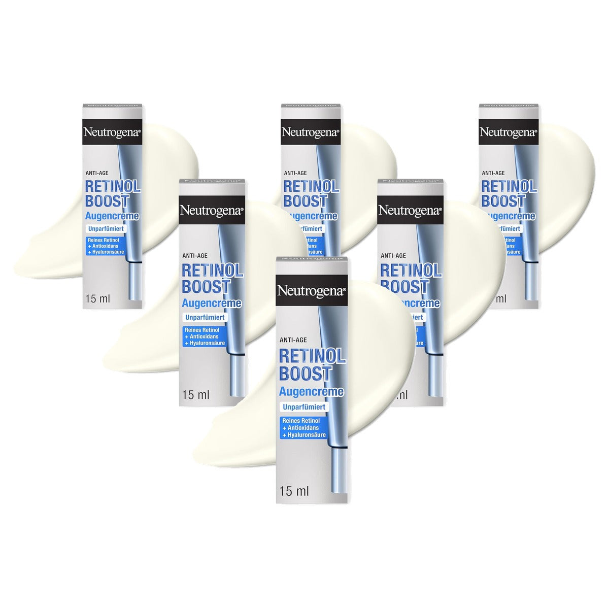 Neutrogena Retinol Boost Oogcrème 6 x 15 ml - Voordeelverpakking