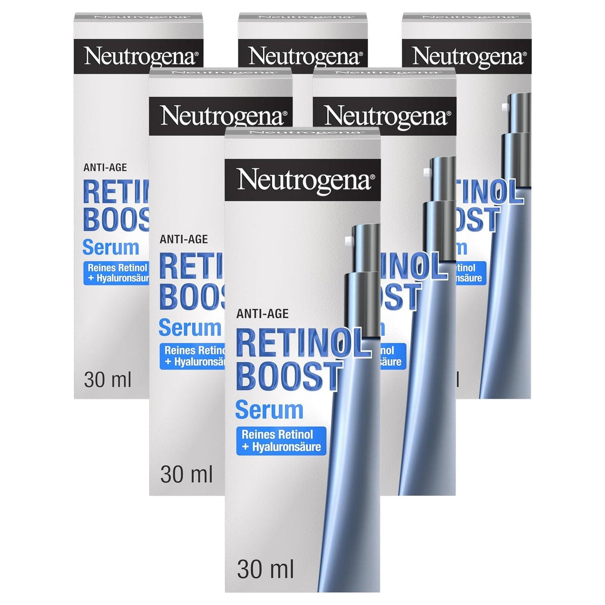 Neutrogena Retinol Boost Serum 6 x 30 ml - Voordeelverpakking