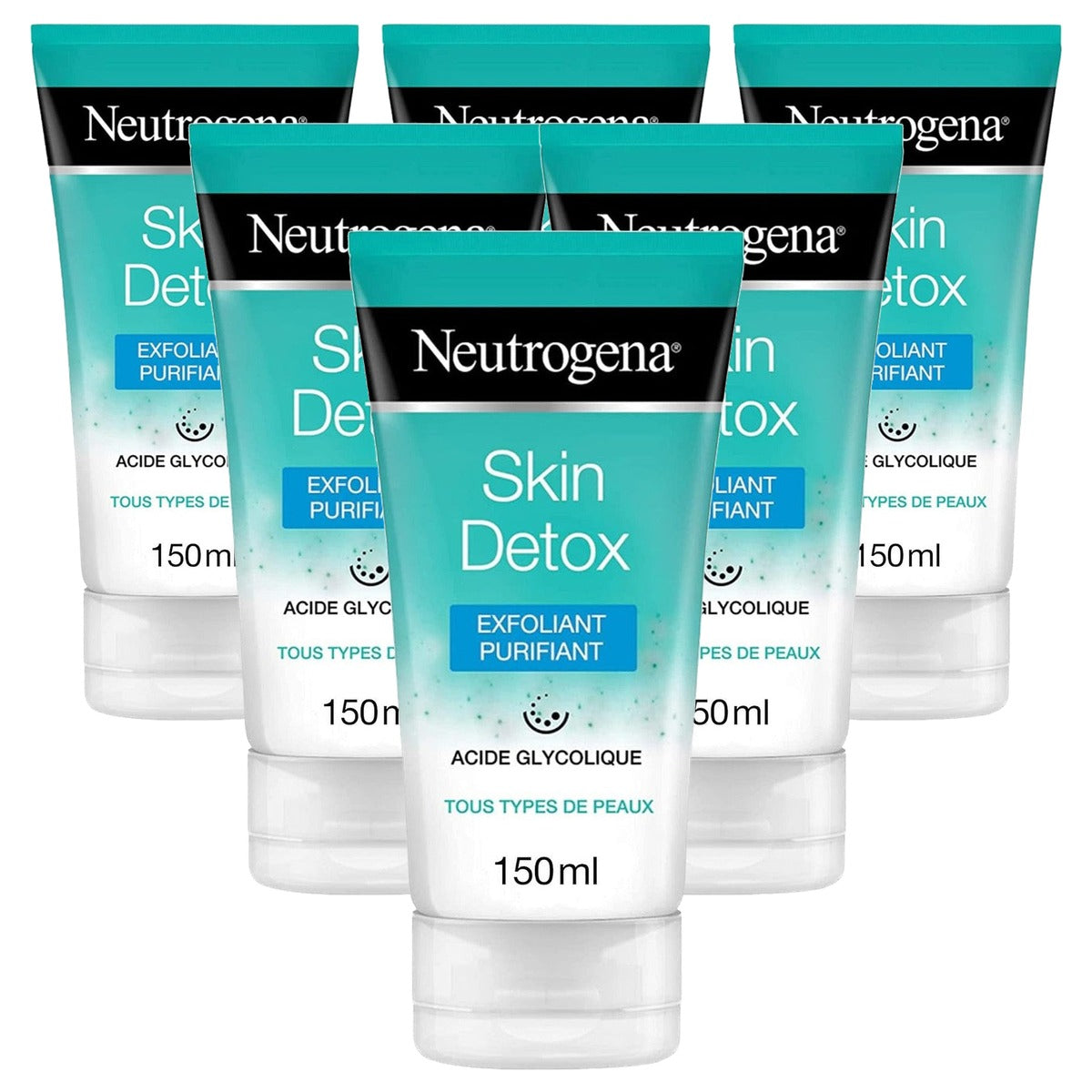 Neutrogena Skin Detox Scrub 6 x 150 ml - Voordeelverpakking