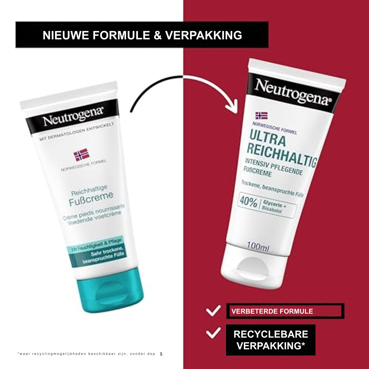 Neutrogena Noorse Formule Ultra Rijke Voetcrème 100 ml
