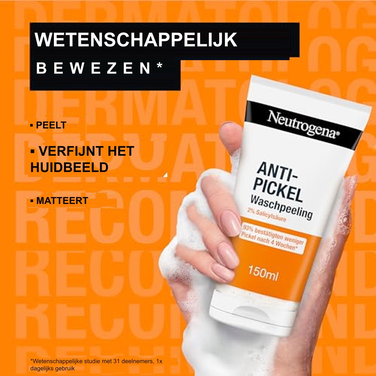 Neutrogena Visibly Clear Gezichtspeeling anti-puistjes 150 ml