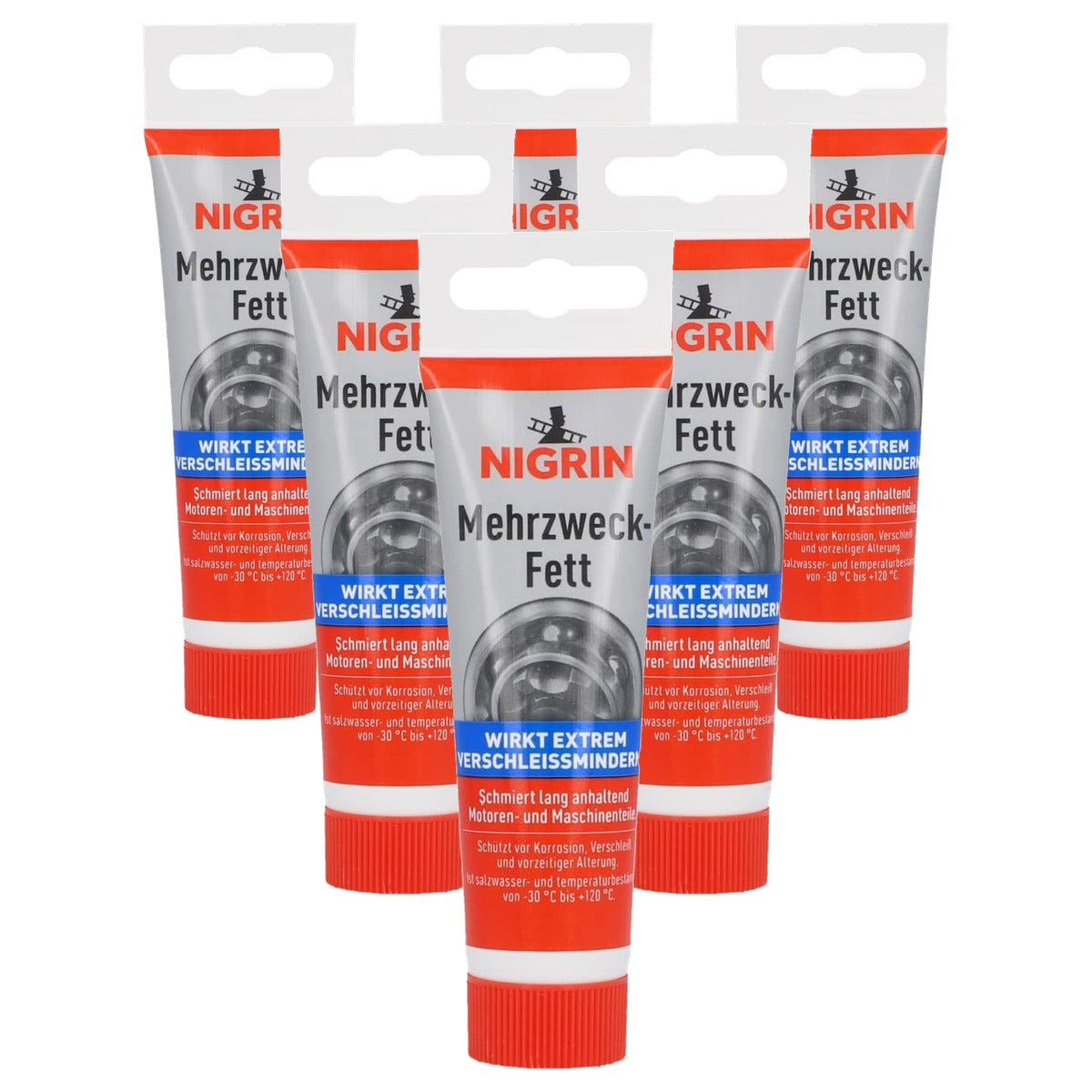 NIGRIN 72266 multifunctioneel vet 6 x 50 g - Voordeelverpakking