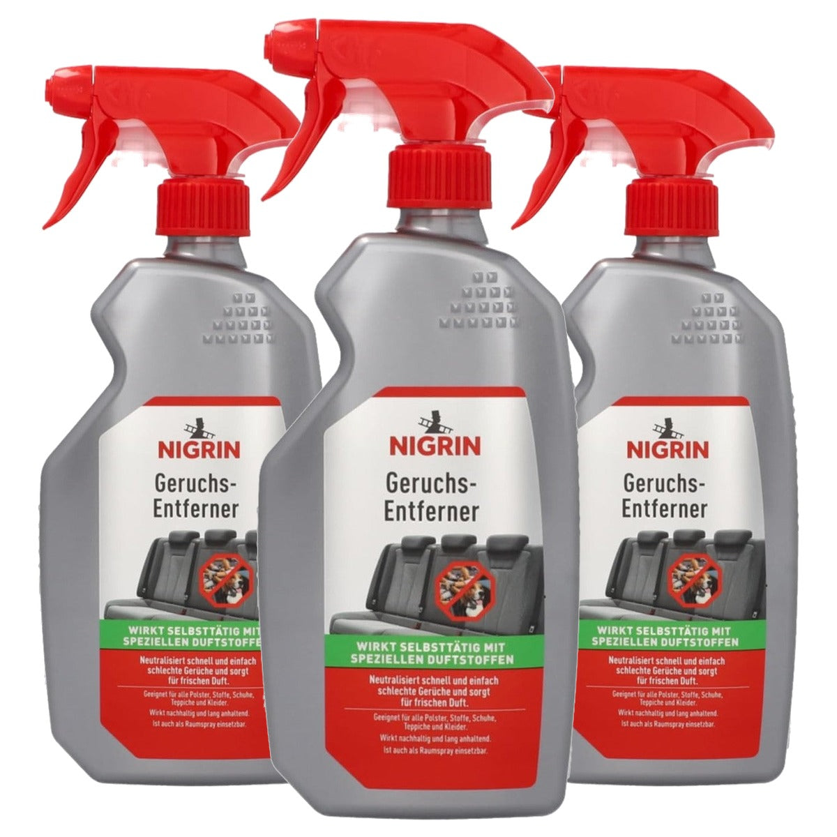 NIGRIN 74603 geurverwijderaar - 3-pack