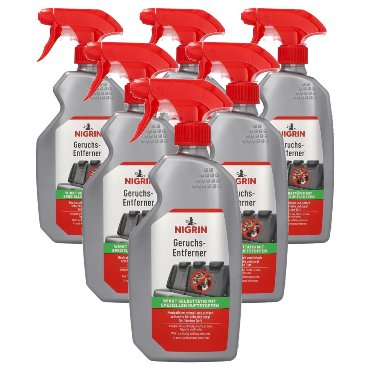 NIGRIN 74603 geurverwijderaar - 6-pack