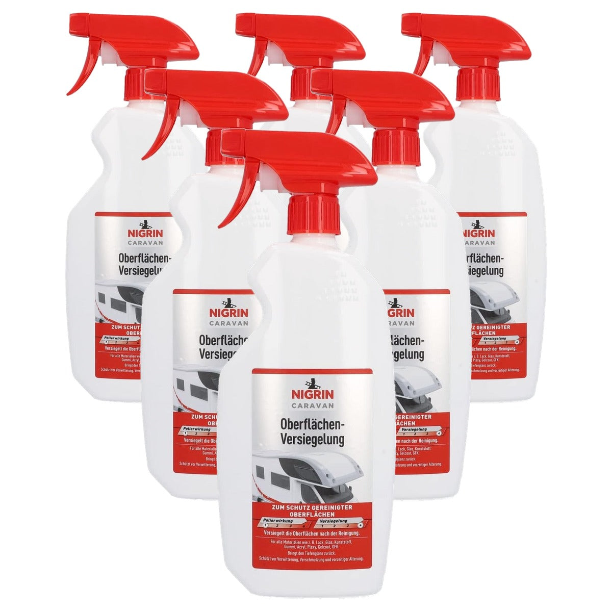NIGRIN Caravan oppervlakteafdichting 6 x 0,75 l - Voordeelverpakking
