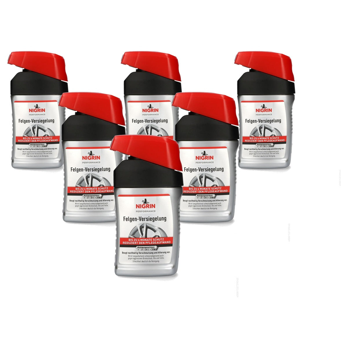 Nigrin Performance velgen-afdichting 6 x 300 ml - Voordeelverpakking