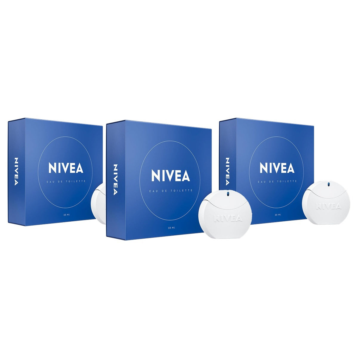 NIVEA Crème Eau de Toilette Unisex 3 x 30 ml - Voordeelverpakking