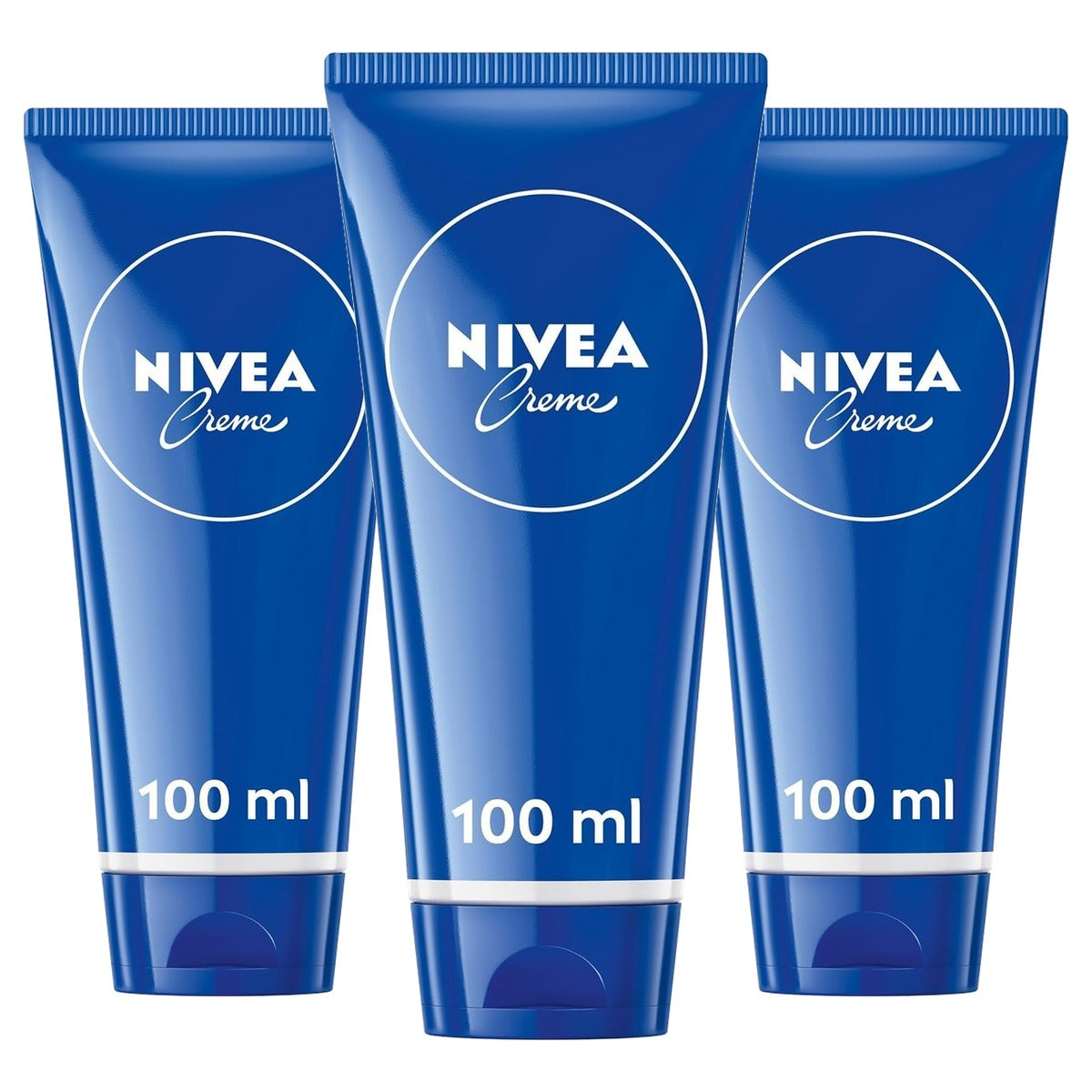 NIVEA Crème Tube Universele verzorging 3 x 100 ml - Voordeelverpakking