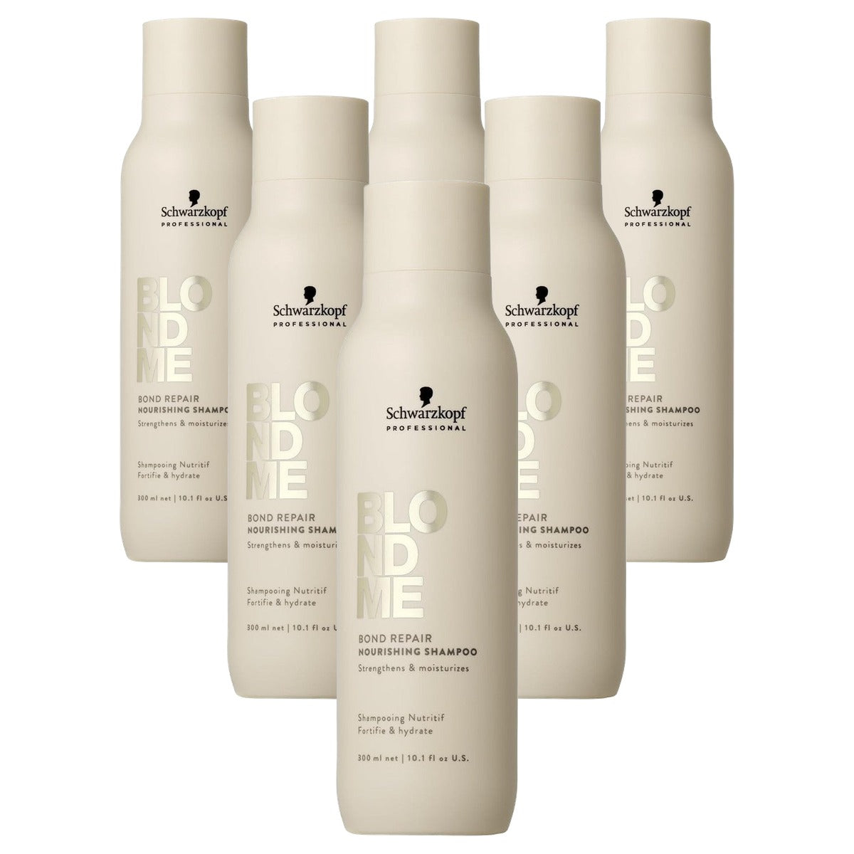 Nova Angel BlondMe Bond Repair Champú Nutritivo 300 ml - 6 stuks