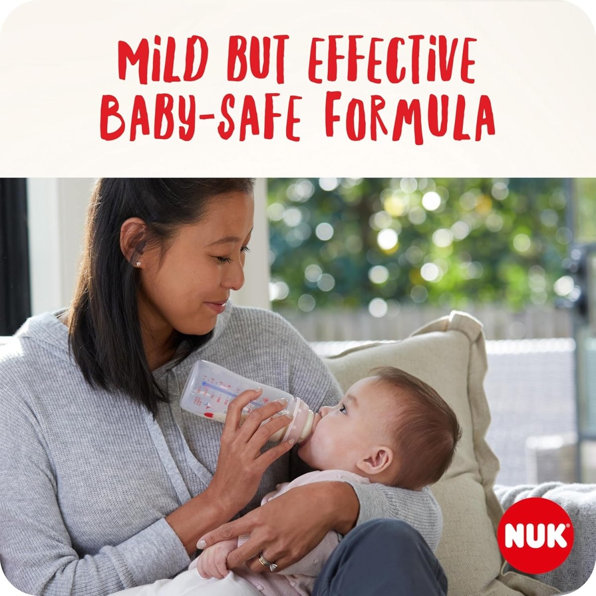 NUK - Babyflaschenreiniger | 500 ml | Ideal zur Reinigung von Babyflaschen, Saugern und Zubehör | Duftstofffreier Reiniger | pH - neutral | 100 % wiederverwertbare Flasche | 3 Stück door Huishoudvoordeel nu bij Huishoudvoordeel