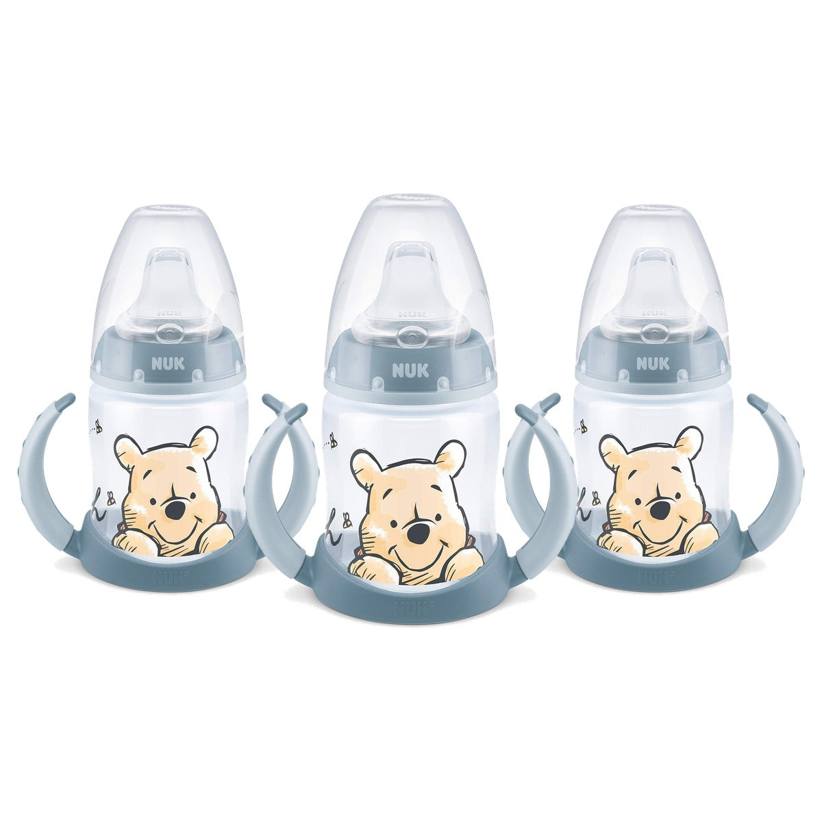 NUK First Choice+ drinkfles, 6-18 maanden, Disney Winnie de Poeh 3 x 150 ml - Voordeelverpakking