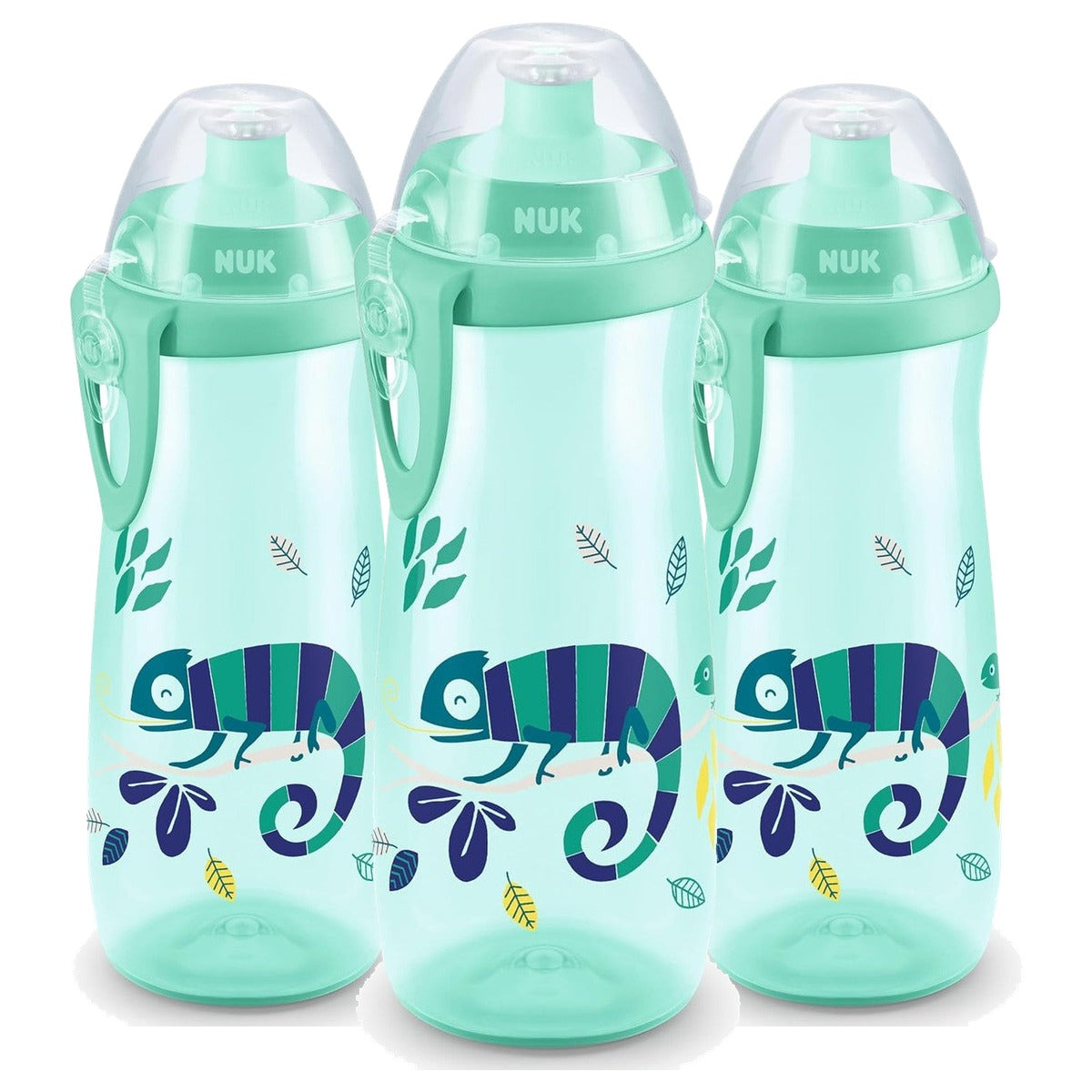 NUK Sports Cup Drinkfles Kameleon 3 x 450 ml - Voordeelverpakking