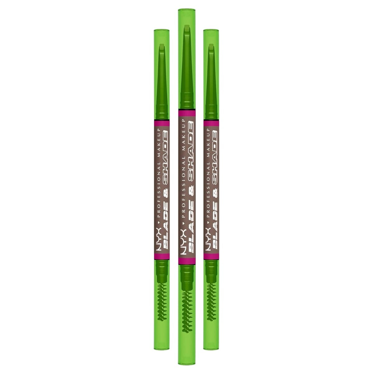 NYX PROFESSIONAL MAKEUP Blade & Shade Nano Cool Ash Brown - 3 stuks