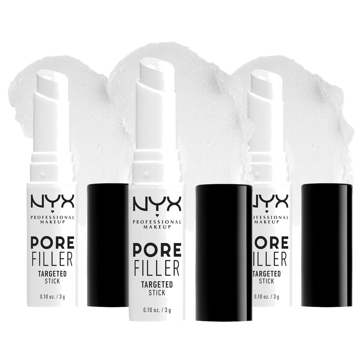 NYX PROFESSIONAL MAKEUP Blurring Pore Filler Primer Stick - 3 stuks