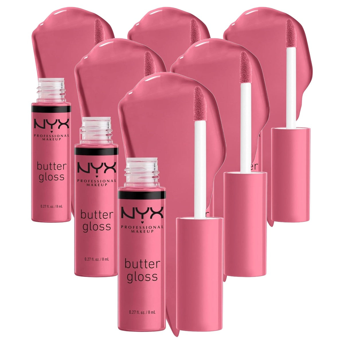 NYX PROFESSIONAL MAKEUP Boter Gloss 15 Angel Food Cake - 6 stuks