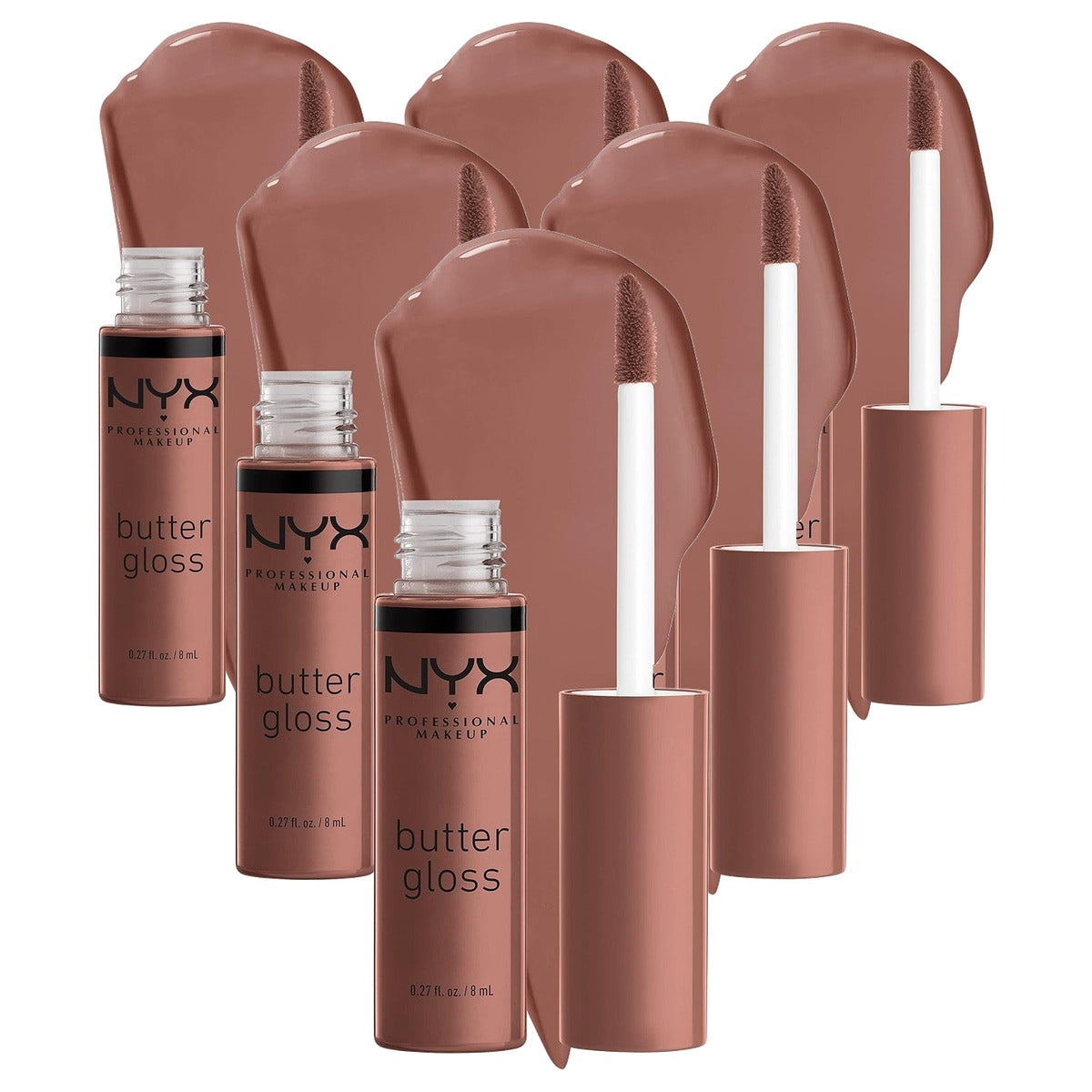 NYX PROFESSIONAL MAKEUP Butter Gloss 46 Butterscotch - 6 stuks