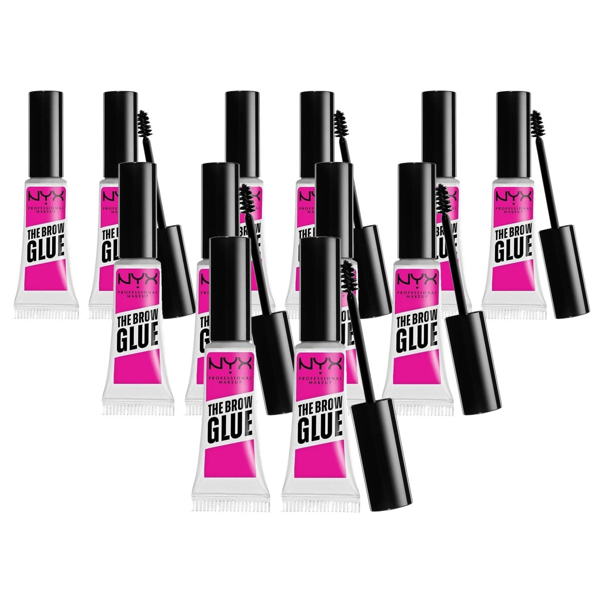 NYX PROFESSIONAL MAKEUP Brow Glue Transparant 2 x - 6 stuks