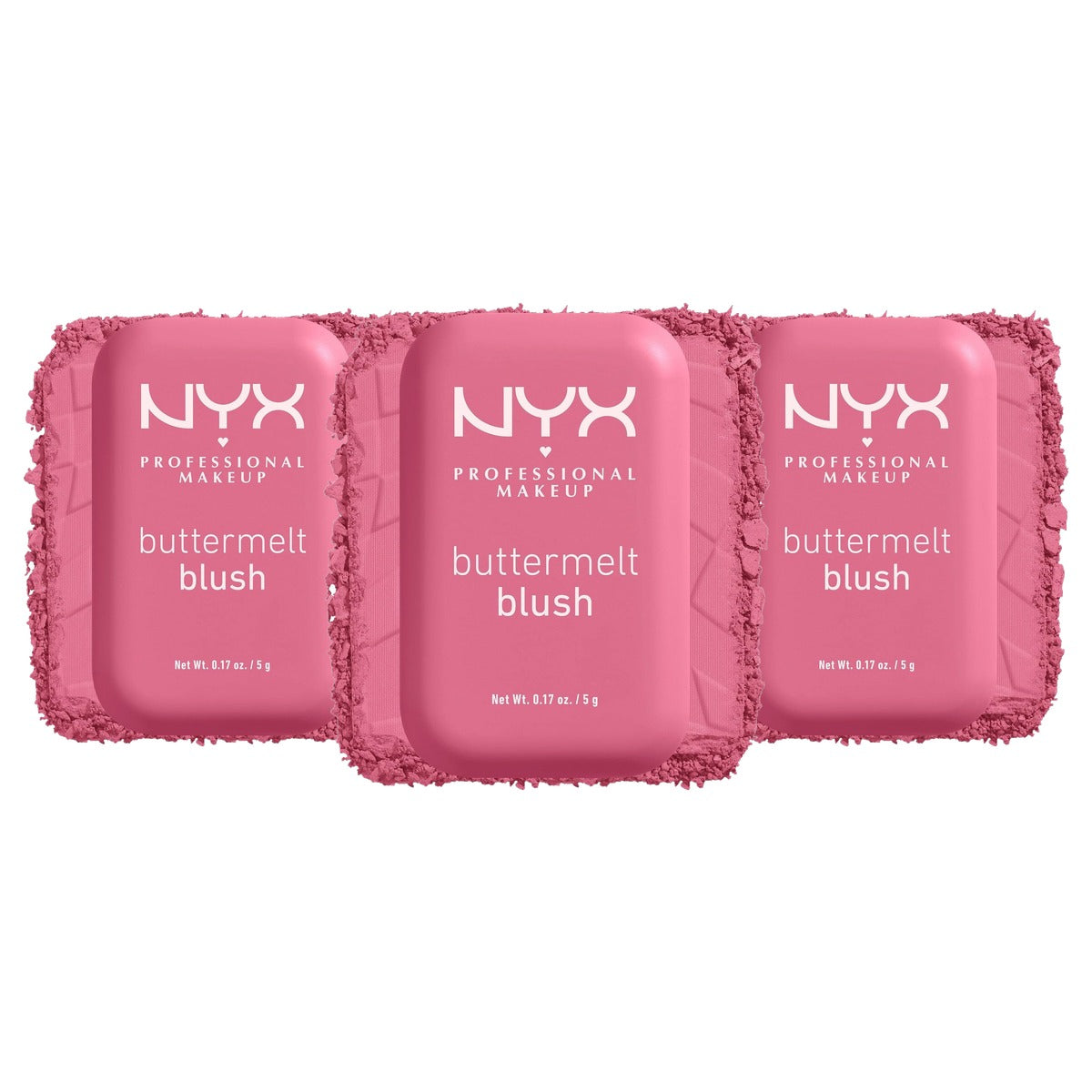 NYX PROFESSIONAL MAKEUP Buttermelt Blush 06 For The Butta - 3 stuks