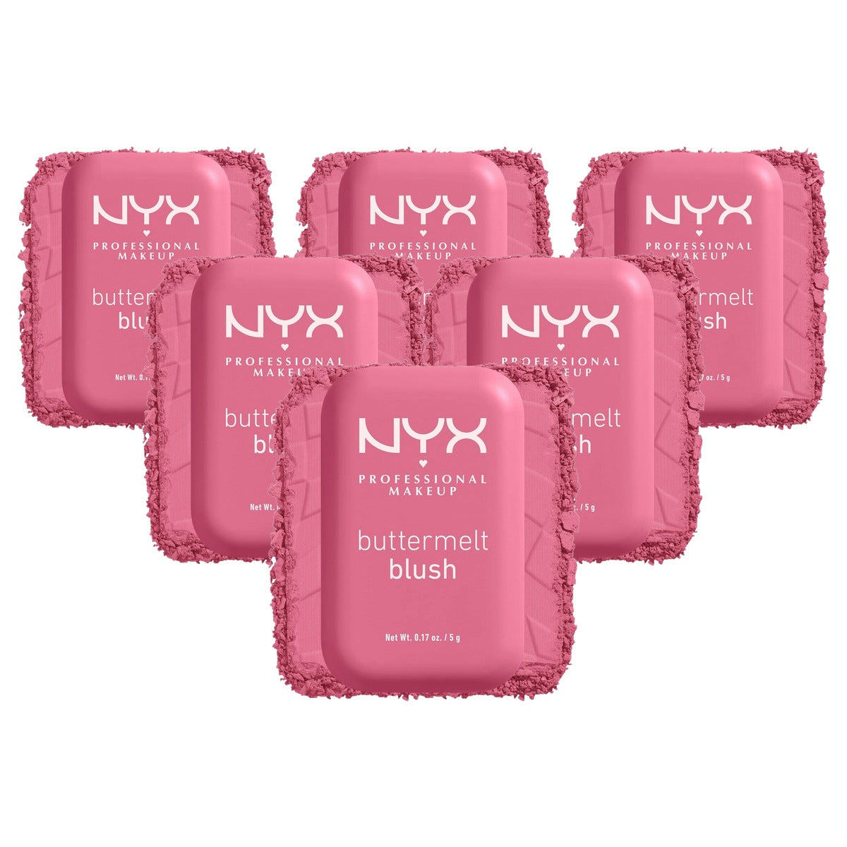 NYX PROFESSIONAL MAKEUP Buttermelt Blush 06 For The Butta 6 stuks