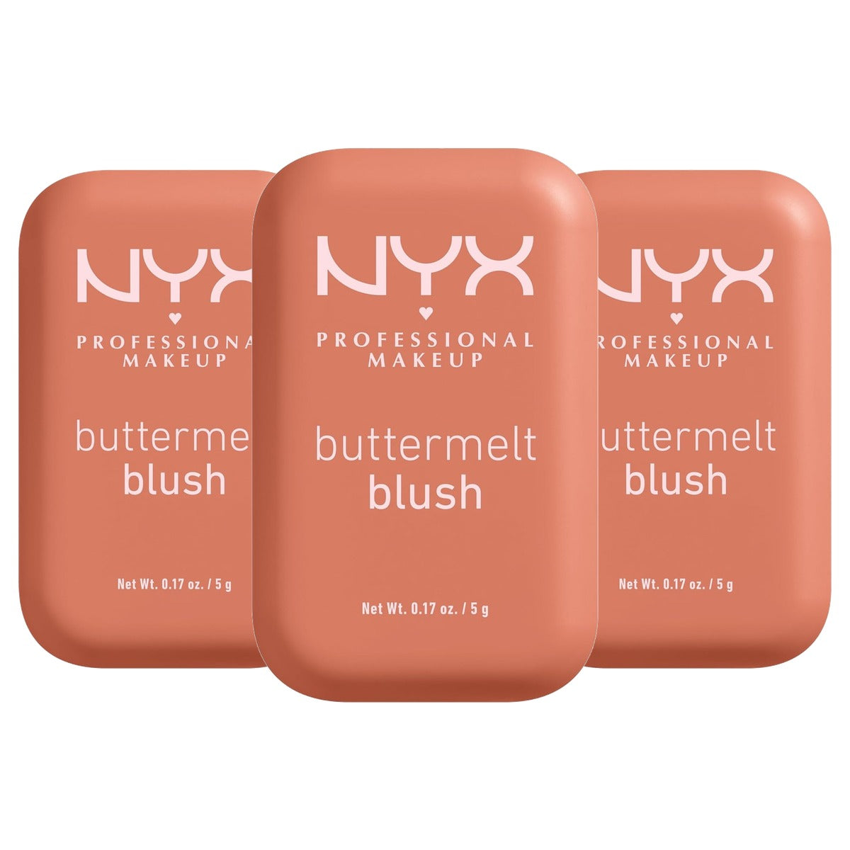 NYX PROFESSIONAL MAKEUP Buttermelt Blush Butta Sunset Sorbet - 3 stuks