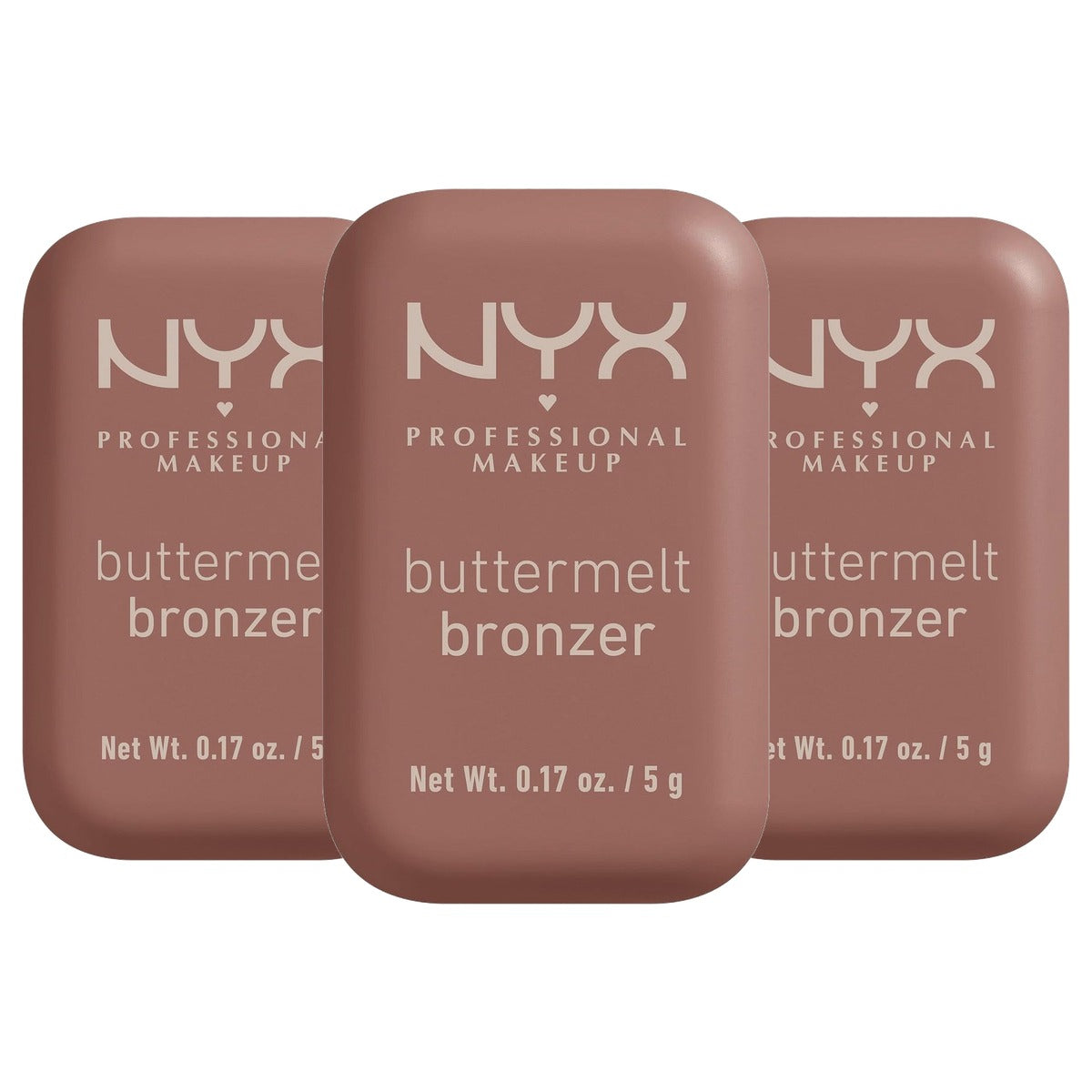 NYX PROFESSIONAL MAKEUP Buttermelt Bronzer Butta Biscuit 5 g - 3 stuks